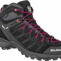 SALEWA Alp Mate WP Chaussures mi-hautes Femme, noir/rose