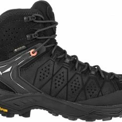 SALEWA Alp Trainer 2 GTX Chaussures mi-hautes Femme, vert/noir -Chaussures trekking Soldes salewa alp trainer 2 gtx mid shoes women black black 5
