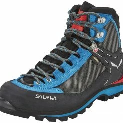 SALEWA Crow GTX Chaussures Femme, gris/turquoise