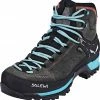 SALEWA MTN Trainer Mid GTX Chaussures Femme, noir -Chaussures trekking Soldes salewa mtn trainer mid gtx kengaet naiset magnet viridian green 1 1