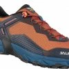 SALEWA Ultra Train 3 Chaussures Homme, bleu -Chaussures trekking Soldes salewa ultra train 3 shoes men dark denim red orange 1 1