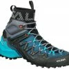 SALEWA Wildfire Edge GTX Chaussures Femme, bleu -Chaussures trekking Soldes salewa wildfire edge gtx mid cut schuhe damen poseidon grisaille 1