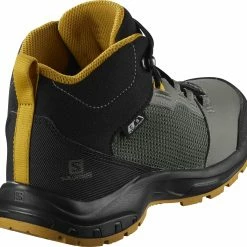 Salomon OUTward CSWP Chaussures Enfant, gris -Chaussures trekking Soldes salomon outward cswp shoes kids castor gray black arrow wood 5