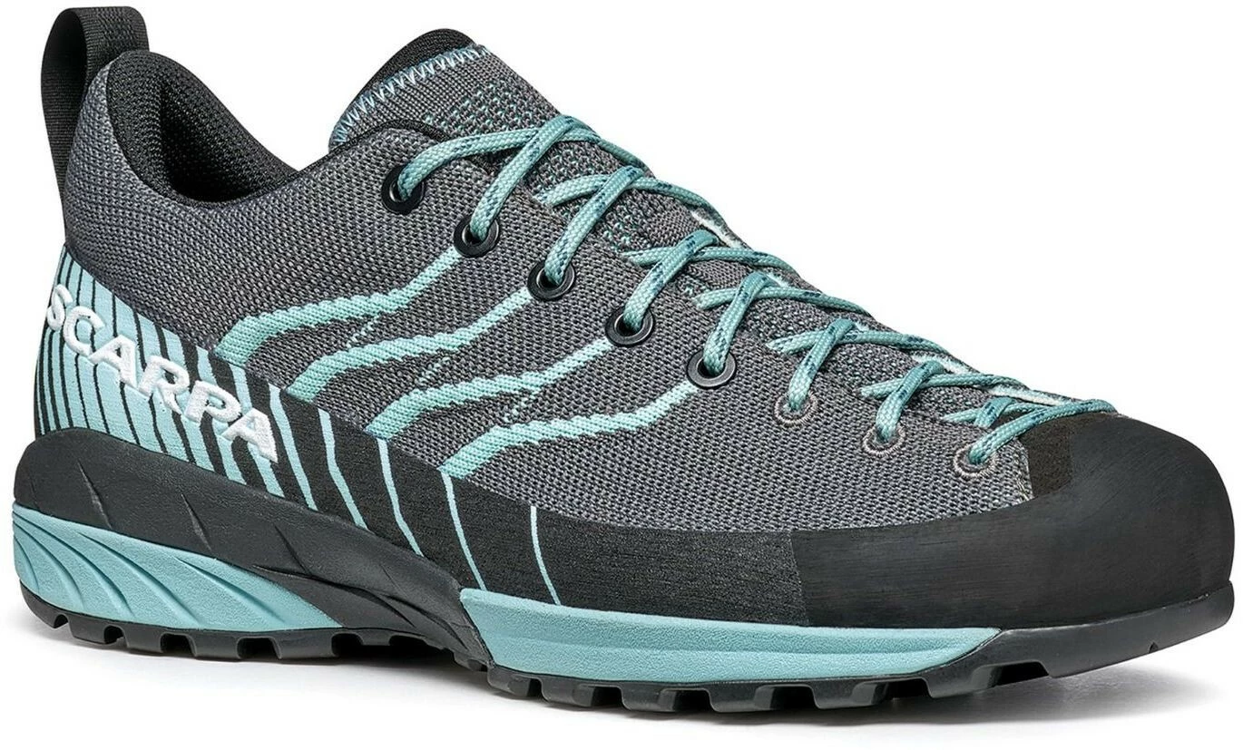 Scarpa Mescalito Knit Chaussures Femme, gris/turquoise 4 Scarpa Mescalito Knit Chaussures Femme, gris/turquoise – Image 2