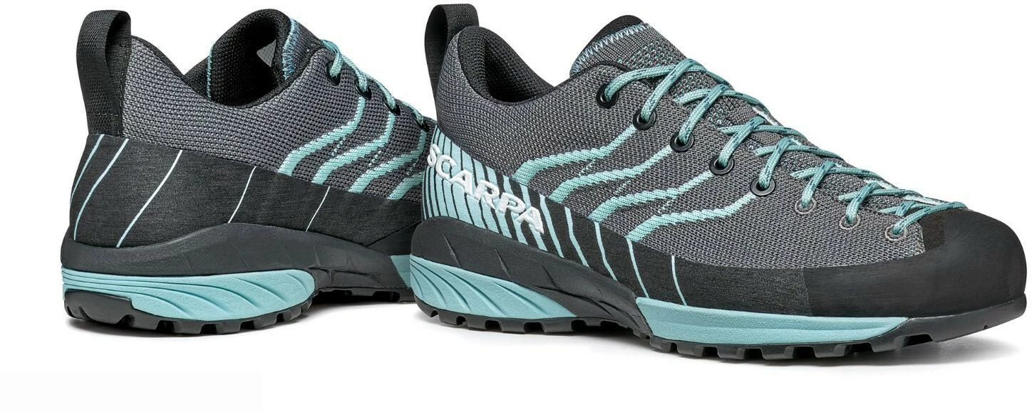 Scarpa Mescalito Knit Chaussures Femme, gris/turquoise 5 Scarpa Mescalito Knit Chaussures Femme, gris/turquoise – Image 3