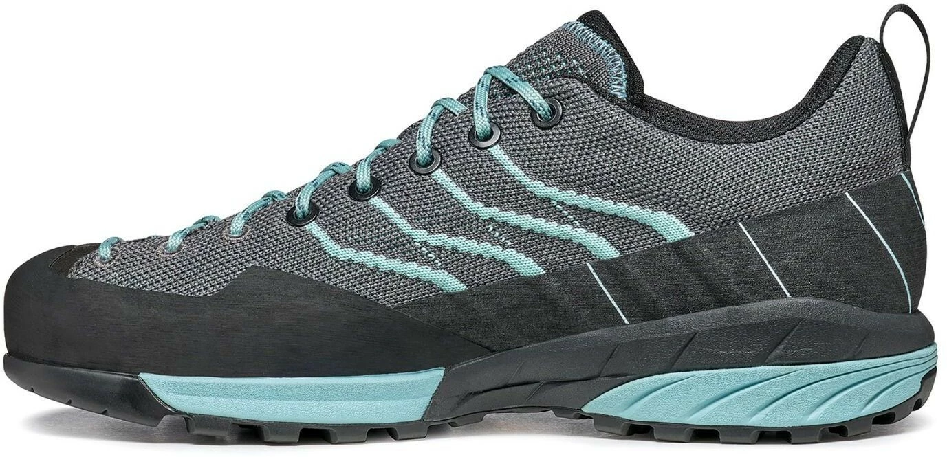 Scarpa Mescalito Knit Chaussures Femme, gris/turquoise 7 Scarpa Mescalito Knit Chaussures Femme, gris/turquoise – Image 5