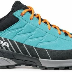 Scarpa Mescalito Chaussures Femme, gris/turquoise -Chaussures trekking Soldes scarpa mescalito shoes women ceramic gray 3 1