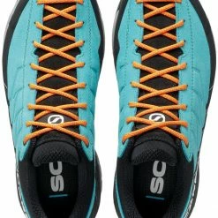 Scarpa Mescalito Chaussures Femme, turquoise/gris -Chaussures trekking Soldes scarpa mescalito shoes women ceramic gray 4