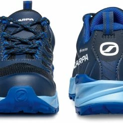 Scarpa Rush GTX Chaussures Enfant, bleu/orange 11 Scarpa Rush GTX Chaussures Enfant, bleu/orange -Chaussures trekking Soldes scarpa rush gtx shoes kids black lakeblue 4 1