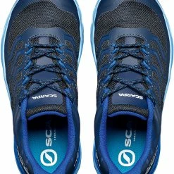 Scarpa Rush GTX Chaussures Enfant, bleu/orange 13 Scarpa Rush GTX Chaussures Enfant, bleu/orange -Chaussures trekking Soldes scarpa rush gtx shoes kids black lakeblue 6 1