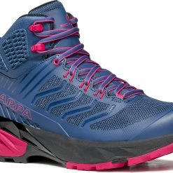 Scarpa Rush Mid GTX Chaussures Femme, bleu/rose