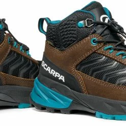 Scarpa Rush Mid S GTX Chaussures Enfant, marron/noir -Chaussures trekking Soldes scarpa rush mid s gtx shoes kids dark brown ottanio 4