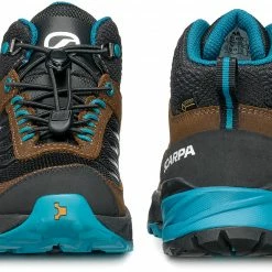 Scarpa Rush Mid S GTX Chaussures Enfant, marron/noir -Chaussures trekking Soldes scarpa rush mid s gtx shoes kids dark brown ottanio 5
