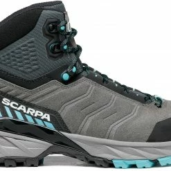 Scarpa Rush Trek GTX Chaussures Femme, gris/bleu -Chaussures trekking Soldes scarpa rush trek gtx shoes women midgray aqua 2