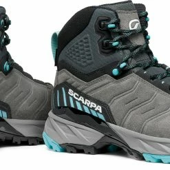 Scarpa Rush Trek GTX Chaussures Femme, gris/bleu -Chaussures trekking Soldes scarpa rush trek gtx shoes women midgray aqua 4