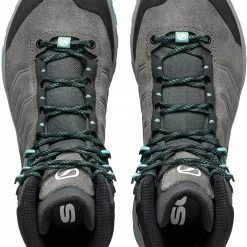 Scarpa Rush Trek GTX Chaussures Femme, gris/bleu -Chaussures trekking Soldes scarpa rush trek gtx shoes women midgray aqua 6