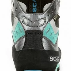 Scarpa Triolet GTX Bottes Femme, gris/turquoise -Chaussures trekking Soldes scarpa triolet gtx boots women green blue 5