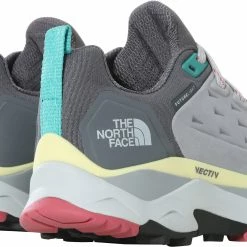 The North Face Vectiv Exploris FutureLight Chaussures en cuir Femme, gris -Chaussures trekking Soldes the north face vectiv exploris futurelight leather shoes women meld grey vanadis grey 5