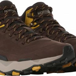The North Face Vectiv Exploris FutureLight Chaussures mi-hautes en cuir Homme, marron/noir
