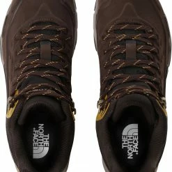 The North Face Vectiv Exploris FutureLight Chaussures mi-hautes en cuir Homme, marron/noir -Chaussures trekking Soldes the north face vectiv exploris futurelight mid leather shoes men deep brown tnf black 3 1