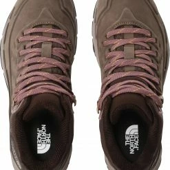 The North Face Vectiv Exploris FutureLight Chaussures mi-hautes en cuir Femme, gris/violet -Chaussures trekking Soldes the north face vectiv exploris futurelight mid leather shoes women bipartisan brown coffee brown 3 1