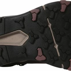 The North Face Vectiv Exploris FutureLight Chaussures mi-hautes en cuir Femme, gris/violet -Chaussures trekking Soldes the north face vectiv exploris futurelight mid leather shoes women bipartisan brown coffee brown 4 1