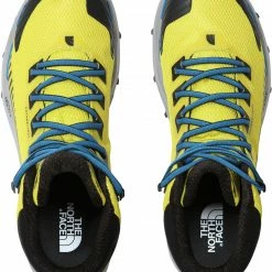 The North Face Vectiv Fastpack Futurelight Chaussures mi-hautes Homme, jaune/noir -Chaussures trekking Soldes the north face vectiv fastpack futurelight mid shoes men acid yellow tnf black 4 2