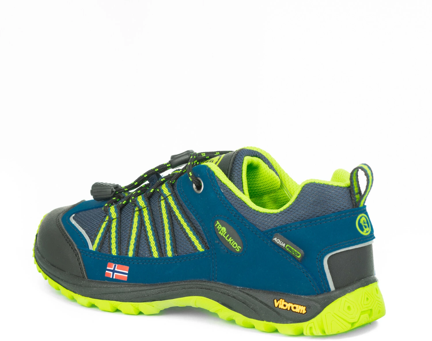 TROLLKIDS Lofoten Hiker Chaussures à tige basse Enfant, bleu/jaune 4 TROLLKIDS Lofoten Hiker Chaussures à tige basse Enfant, bleu/jaune – Image 2