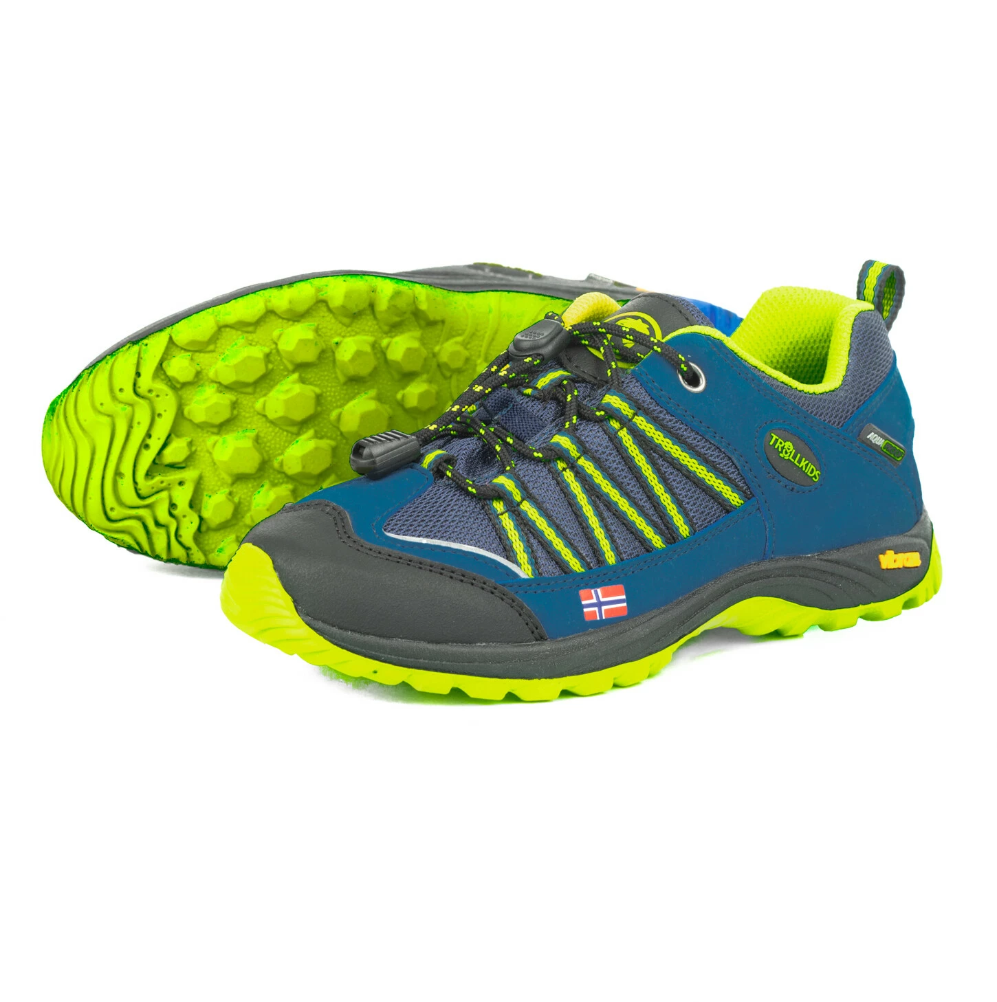 TROLLKIDS Lofoten Hiker Chaussures à tige basse Enfant, bleu/jaune 6 TROLLKIDS Lofoten Hiker Chaussures à tige basse Enfant, bleu/jaune – Image 4