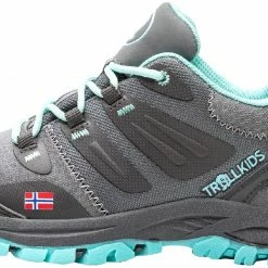 TROLLKIDS Rondane Hiker Chaussures basses Enfant, Bleu pétrole/jaune -Chaussures trekking Soldes trollkids rondane hiker low shoes kids anthracite mint 2 2
