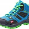 TROLLKIDS Rondane Hiker Chaussures Enfant, vert -Chaussures trekking Soldes trollkids rondane hiker mid shoes kids medium blue green 1 3