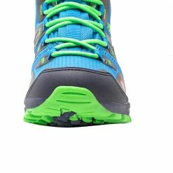 TROLLKIDS Rondane Hiker Chaussures Enfant, vert/rose -Chaussures trekking Soldes trollkids rondane hiker mid shoes kids medium blue green 4 2