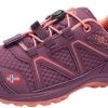TROLLKIDS Skarvan Hiker Chaussures basses Enfant, bleu/vert -Chaussures trekking Soldes trollkids skarvan hiker low shoes kids mulberry peach 1