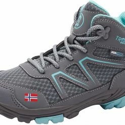 TROLLKIDS Skarvan Hiker Chaussures mi-hautes Enfant, violet/orange