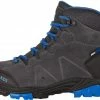 TROLLKIDS Trollsteinen Hiker Chaussures mi-hautes Enfant, gris -Chaussures trekking Soldes trollkids trollsteinen hiker mid shoes kids anthracite medium blue 1 1