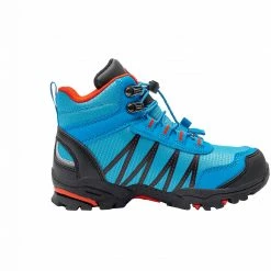 TROLLKIDS Trolltunga Hiker Chaussures mi-hautes Enfant, bleu -Chaussures trekking Soldes trollkids trolltunga hiker mid shoes kids medium blue red 3