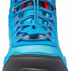 TROLLKIDS Trolltunga Hiker Chaussures mi-hautes Enfant, bleu -Chaussures trekking Soldes trollkids trolltunga hiker mid shoes kids medium blue red 4