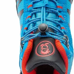 TROLLKIDS Trolltunga Hiker Chaussures mi-hautes Enfant, bleu -Chaussures trekking Soldes trollkids trolltunga hiker mid shoes kids medium blue red 6