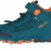 TROLLKIDS Tronfjell Hiker Chaussures mi-hautes Enfant, bleu -Chaussures trekking Soldes trollkids tronfjell hiker mid shoes kids deep lagoon cinnamon 1 2