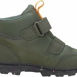 Viking Footwear Ask Mid F GTX Chaussures Enfant, vert -Chaussures trekking Soldes viking footwear ask mid f gtx shoes kids huntinggreen orange 3